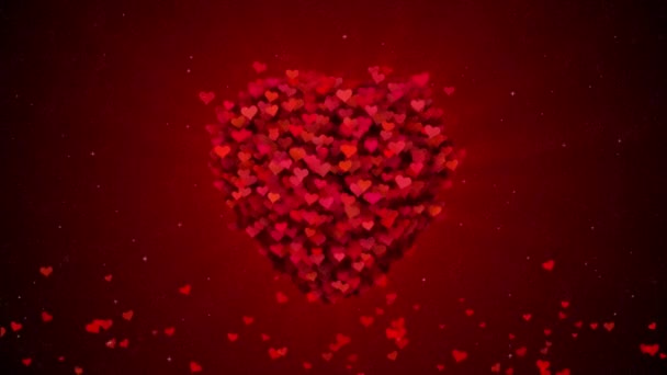 Feliz Día San Valentín Fondo Videos — Vídeo de stock