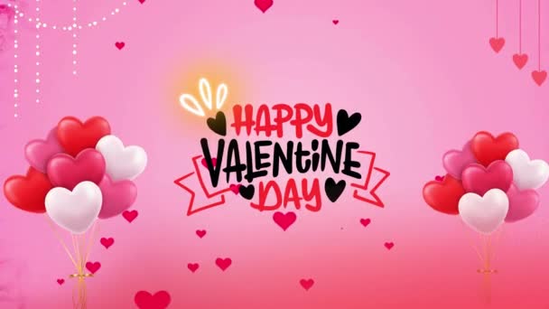 Valentine Hari Baru Video — Stok Video