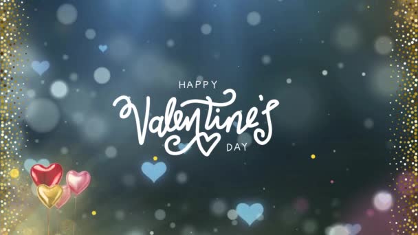 Щасливий День Святого Валентина Відео — стокове відео