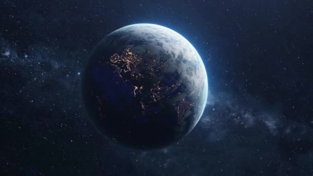 Jorduniversumets Planet Videor — Stockvideo