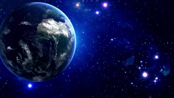 Terra Universo Planeta Videos — Vídeo de Stock