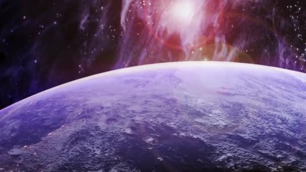 Bumi Alam Semesta Planet Video — Stok Video