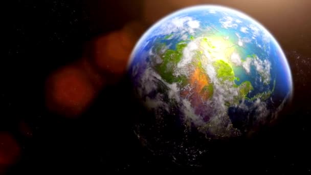 Ziemia Wszechświat Planeta Filmy — Wideo stockowe
