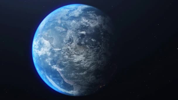 Země Vesmír Planeta Videa — Stock video