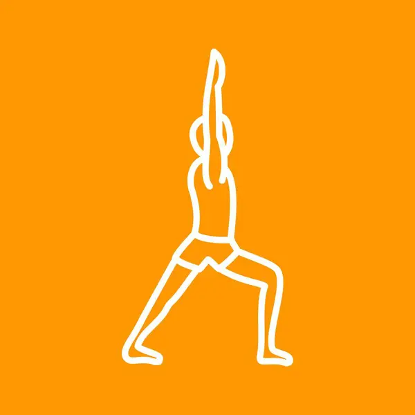 Yoga Poses Line Multicolor Icons. Suitable for Mobile Apps, Websites, Print, Presentation, Illustration, and Templates.