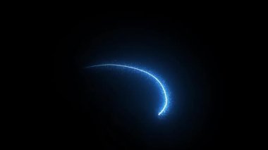 Parlak çizgi hareketi animasyon videosu