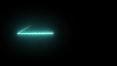 Parlak çizgi hareketi animasyon videosu