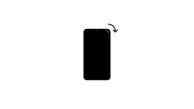 Dönen telefon hareketli canlandırma videosu