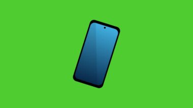 Dönen telefon hareketli canlandırma videosu