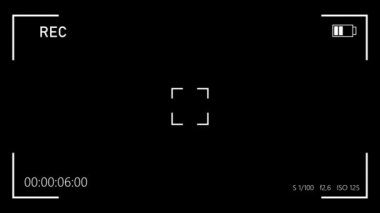 Video kayıt hareketi canlandırma arkaplanı