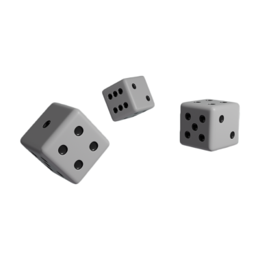 Gerçekçi 3d Dice stok görüntüsü