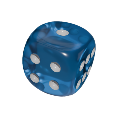 Gerçekçi 3d Dice stok görüntüsü