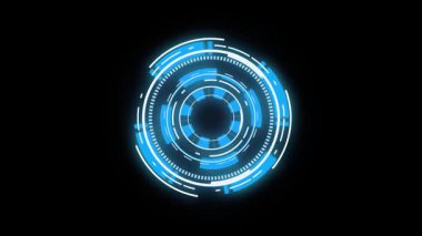 Geleceğin Parlak Çemberi HUD Canlandırması