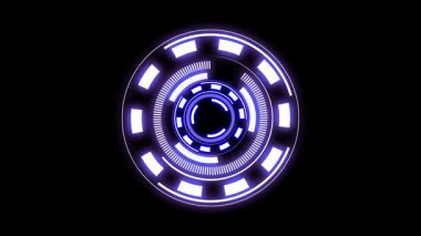 Geleceğin Parlak Çemberi HUD Canlandırması