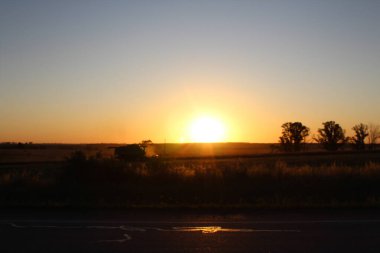 Kırsalda gün batımı
