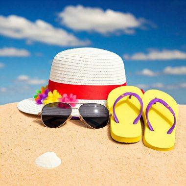 Sahilde yaz aksesuarları