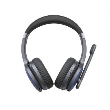 Beyaz arka planda izole edilmiş modern kulaklık.