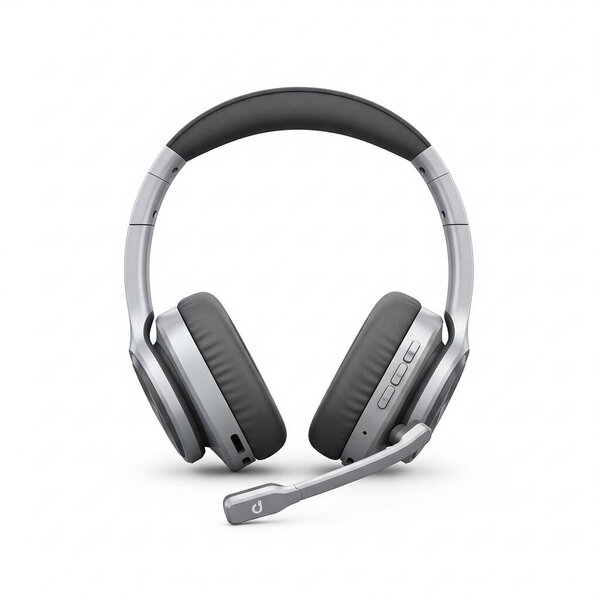 Auriculares Aislados Sobre Fondo Blanco — Foto de Stock