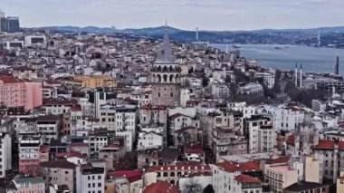 İstanbul şehrinin hava manzarası, hindi