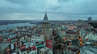 İstanbul şehrinin hava manzarası, hindi
