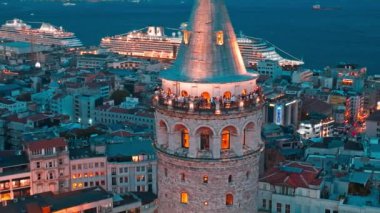 İstanbul şehrinin hava manzarası, hindi