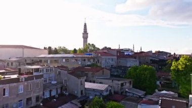 Gün batımında Sultan Ahmet Camii 'nde.