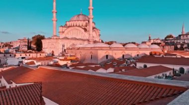 İstanbul şehrinin hava manzarası, hindi