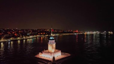 İstanbul şehrinin hava manzarası, hindi