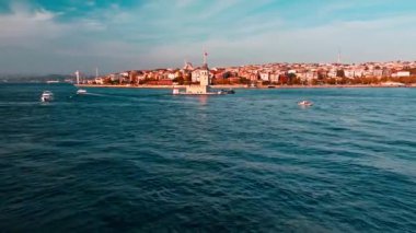 İstanbul şehrinin hava manzarası, hindi