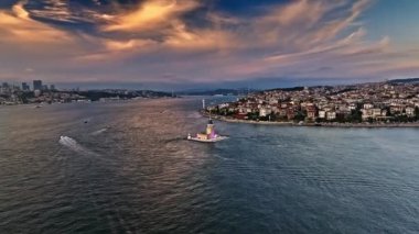 İstanbul şehrinin hava manzarası, hindi