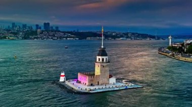 İstanbul şehrinin hava manzarası, hindi