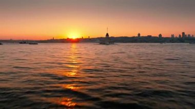 İstanbul şehrinin hava manzarası, hindi