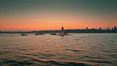 İstanbul şehrinin hava manzarası, hindi