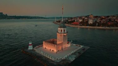 İstanbul şehrinin hava manzarası, hindi