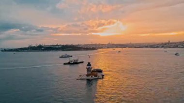 İstanbul şehrinin hava manzarası, hindi