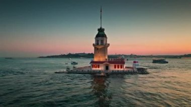 İstanbul şehrinin hava manzarası, hindi