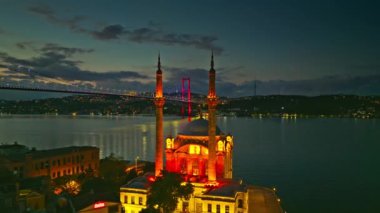 İstanbul şehrinin hava manzarası, hindi