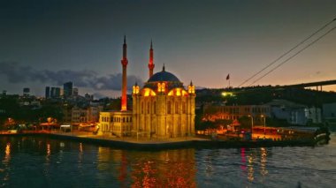 İstanbul şehrinin hava manzarası, hindi