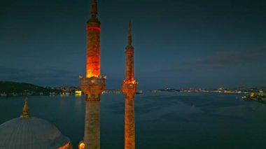 İstanbul şehrinin hava manzarası, hindi
