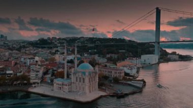 İstanbul şehrinin hava manzarası, hindi