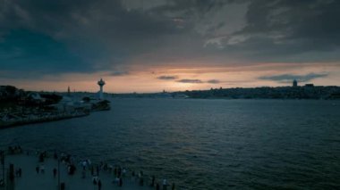 İstanbul şehrinin hava manzarası, hindi