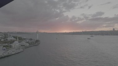 İstanbul şehrinin hava manzarası, hindi
