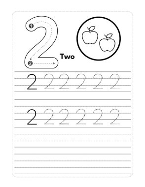 2 numara görüntünün sol üst köşesinde yazılıdır. 2 sayısı da resmin sağ alt köşesinde yazılıdır.