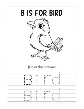 Çocuk boyama kitabı sayfası olan 