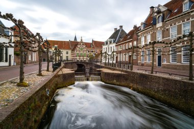 Hollanda 'nın Amersfoort kentindeki anıtsal iç şehir.