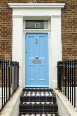 İngiltere 'nin başkenti, Londra şehri, Notting Hill' in kapısı.