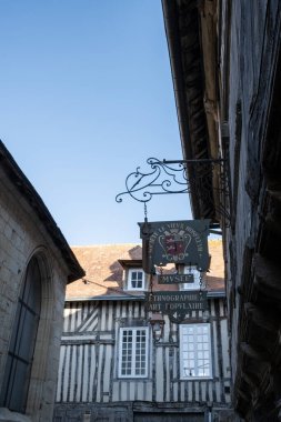 Fransız liman kenti Honfleur, Normandiya.