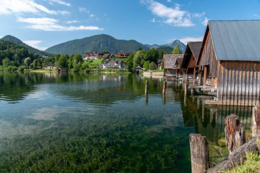 Lake Grundlsee , Austrian Alps, Salzkammergut, Ausseerland, Austria clipart