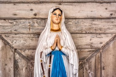 Podmilacje, Bosna-Hersek. Bosna-Hersek 'teki St. John Kilisesi' nin iç kesiminde.