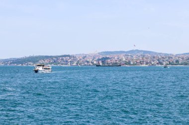 İstanbul Boğazı veya Boğazı 'ndan geçen feribot yolcuları